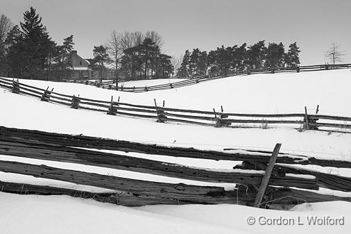 Split Rail Snowscape_14261.jpg - Photographed near Carleton Place, Ontario, Canada.